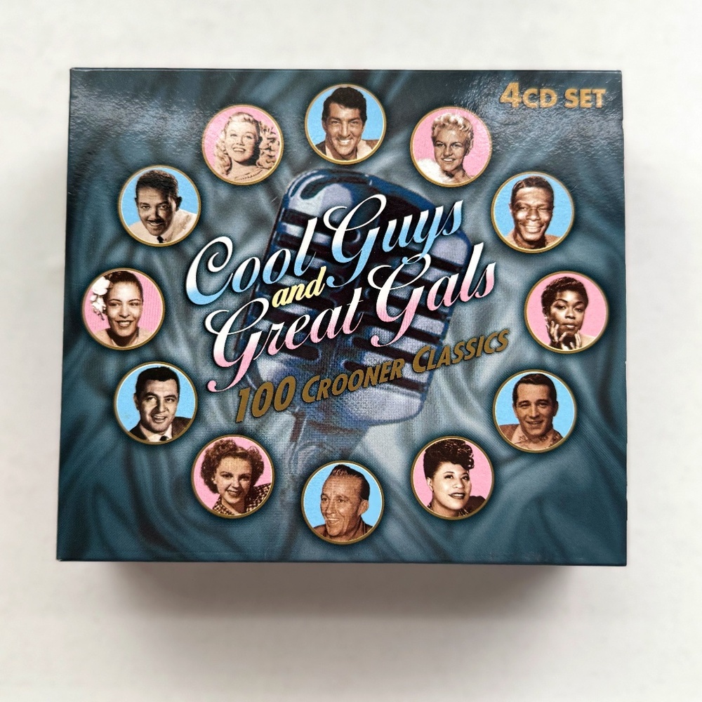 Vintage Music CD Set - Cool Guys and Great Gals 100 Crooner Classics 4 CD set